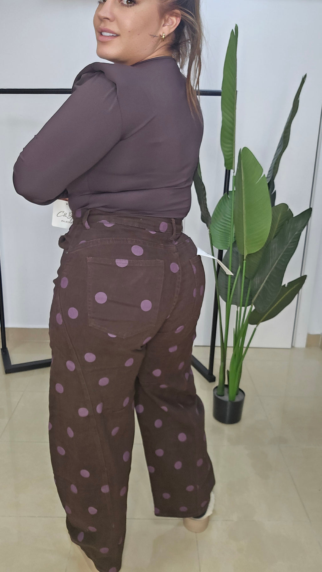 Pantalon Vaquero Topitos