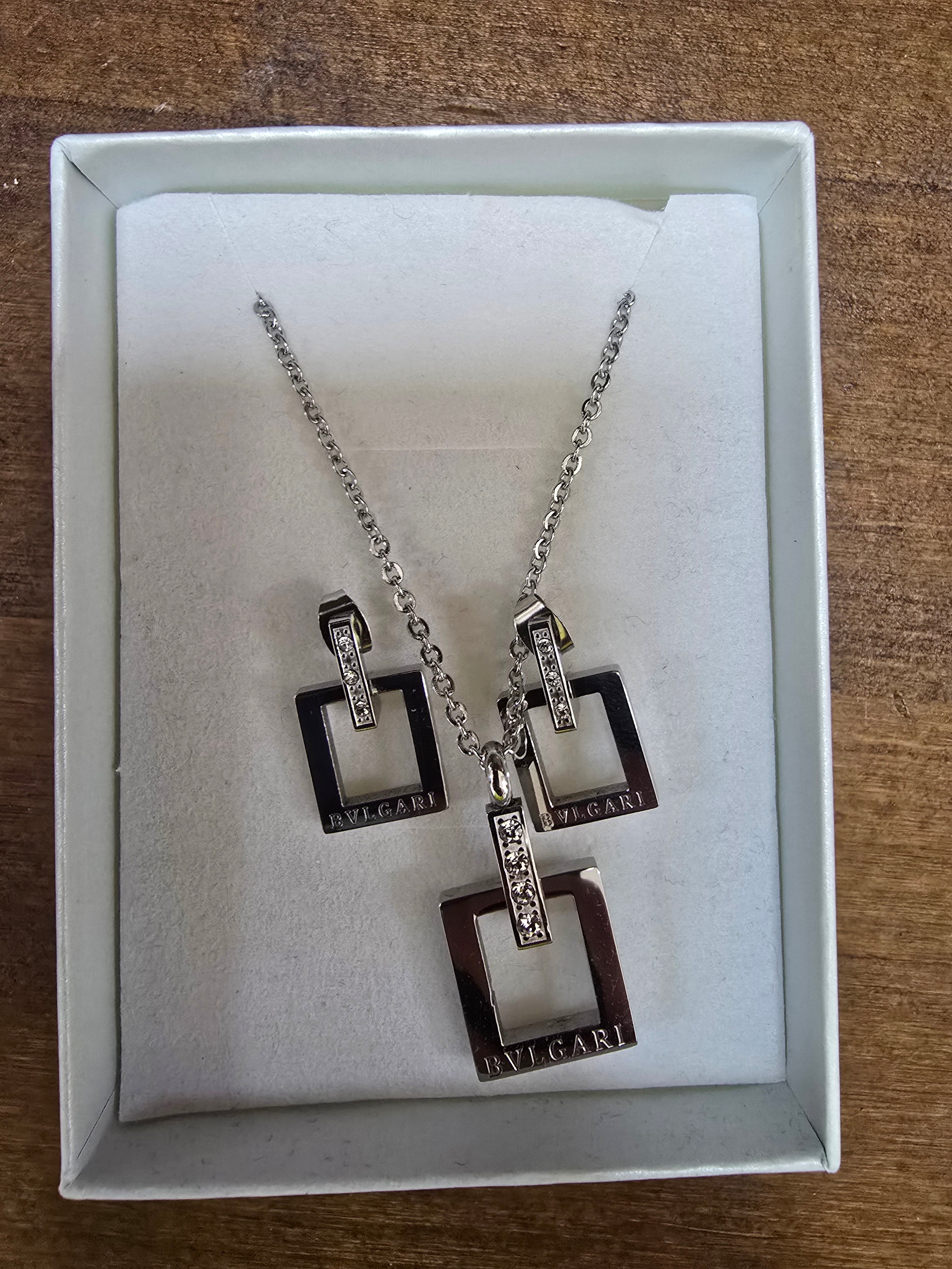 Conjunto Bulgari Plata