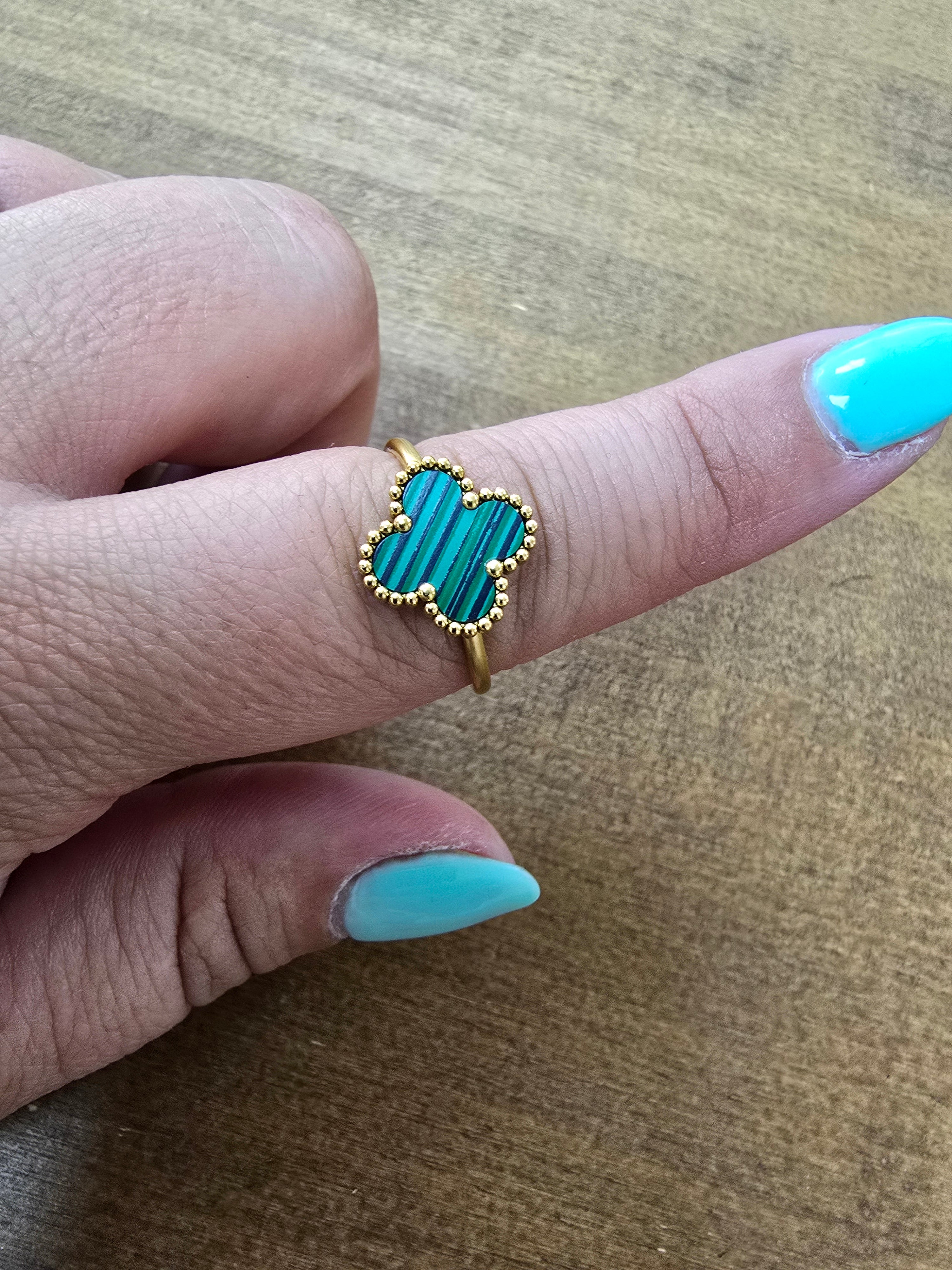 Anillo Hermes Verde