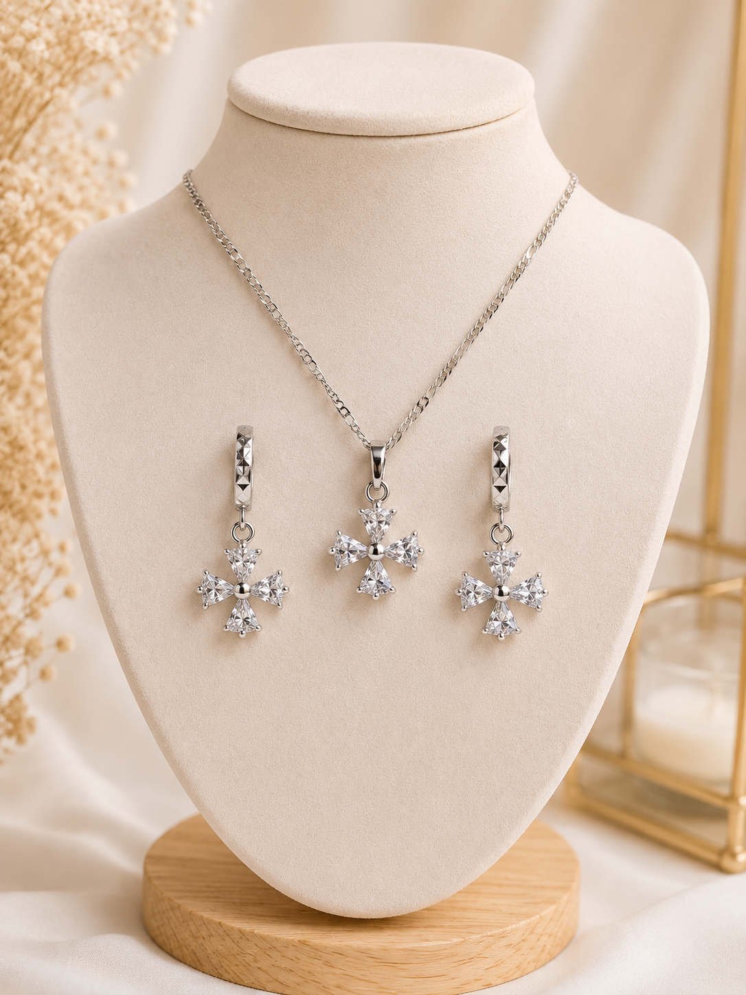 Conjunto Cruz Plata