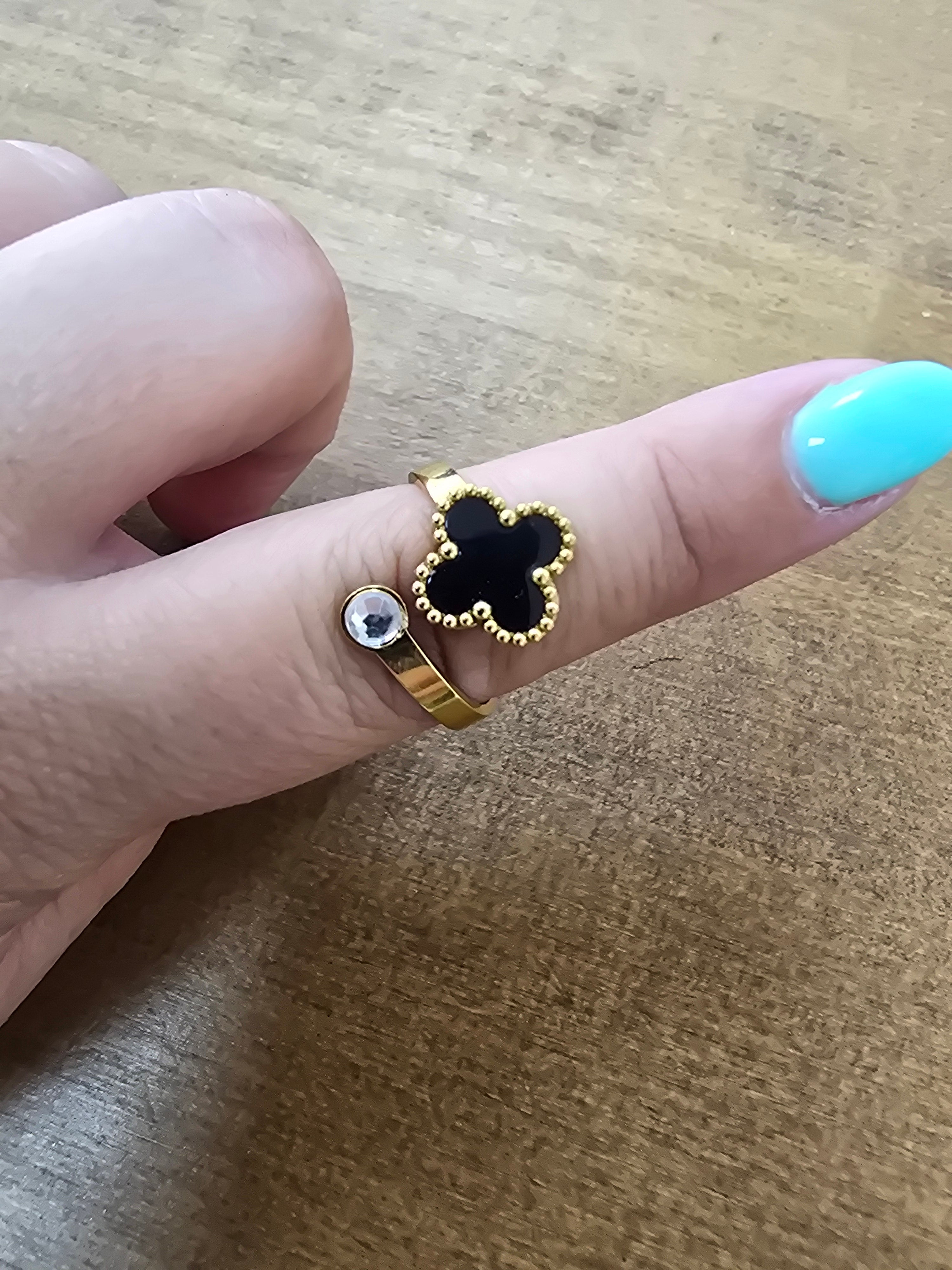 Anillo Hermes Negro