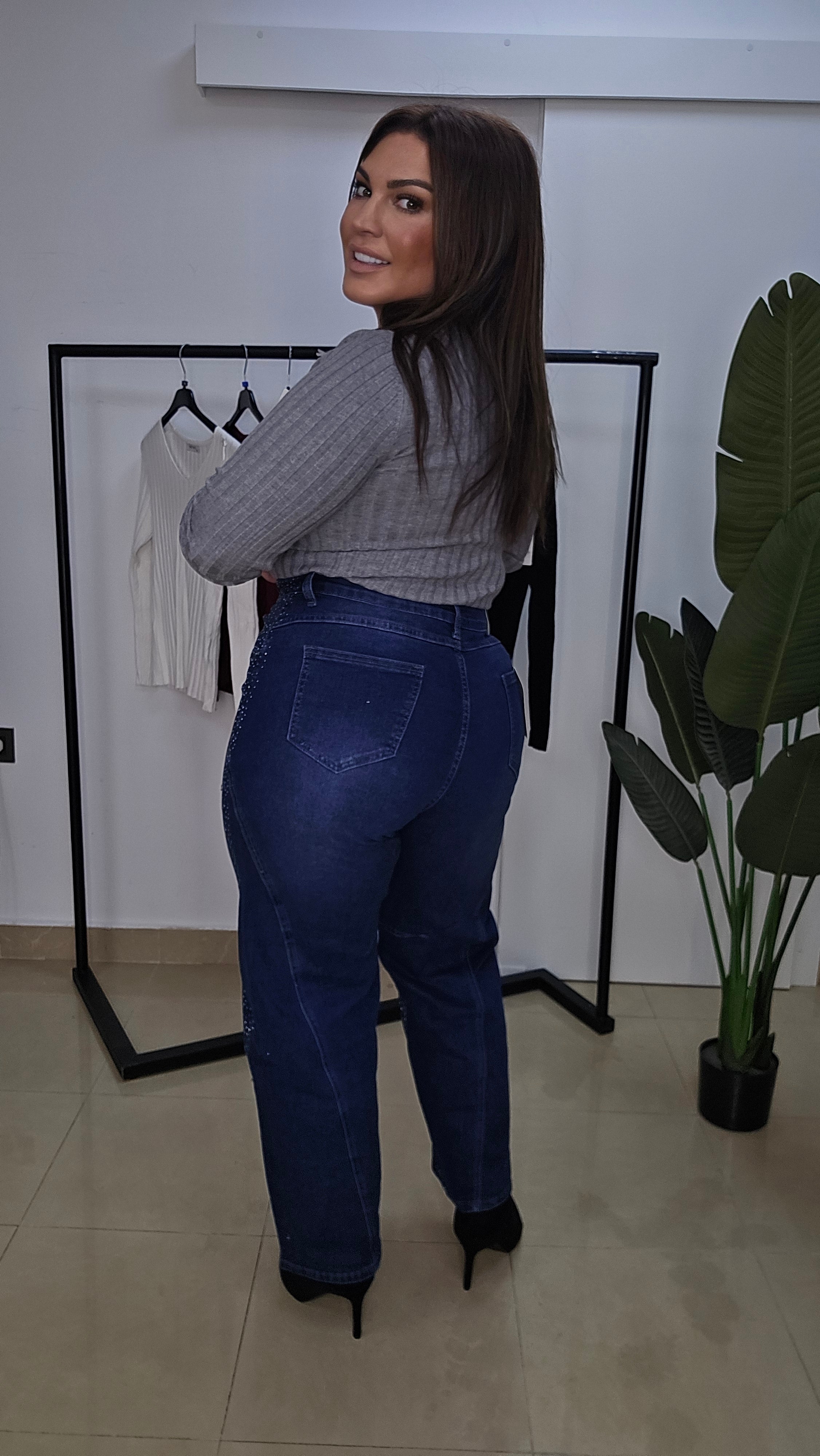 Pantalon Vaquero Brillo Sofia