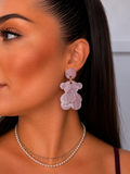 Pendientes Oso Nacar
