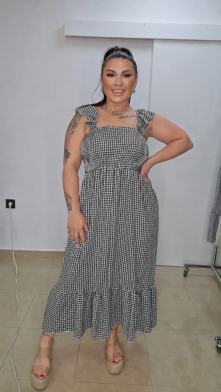 Vestido Vichy Cuadros Pequeños