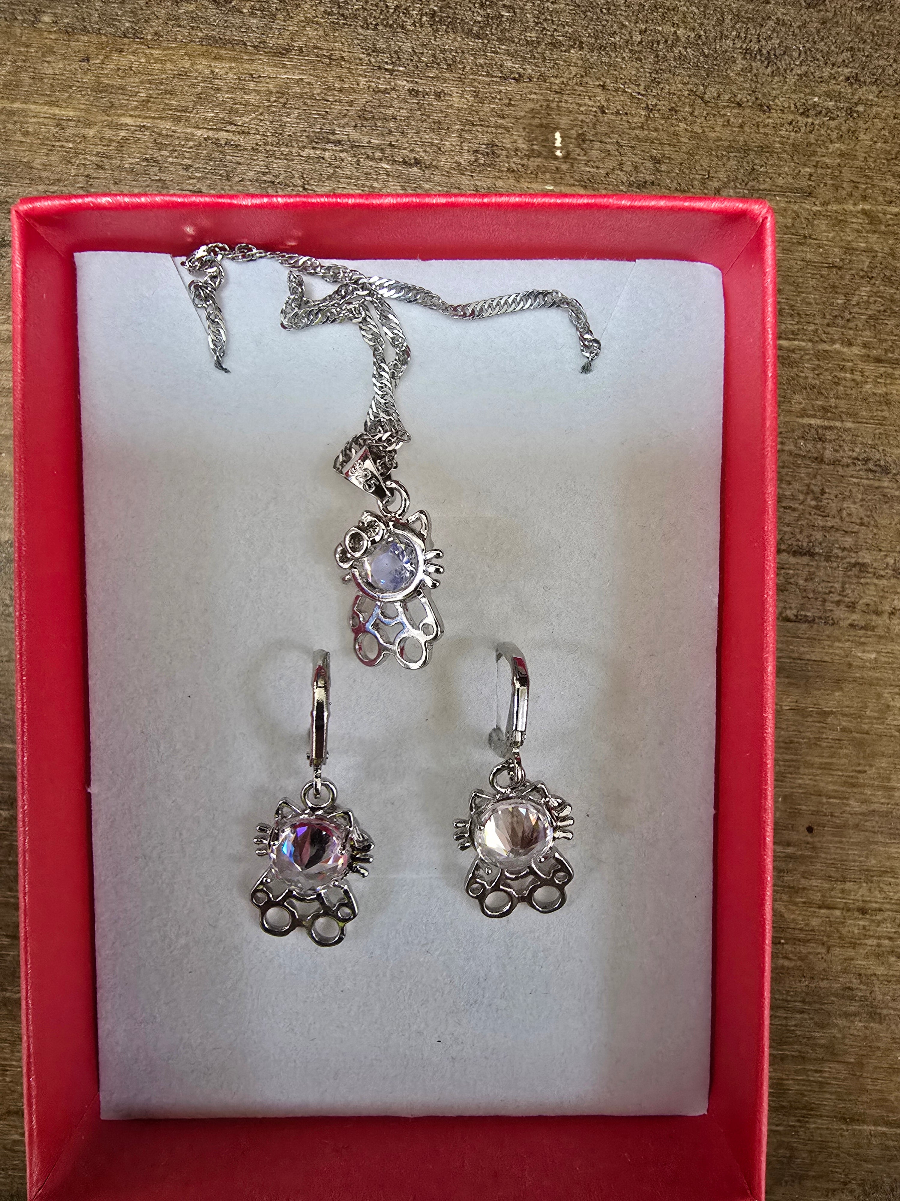 Conjunto Hello Kitty Plata