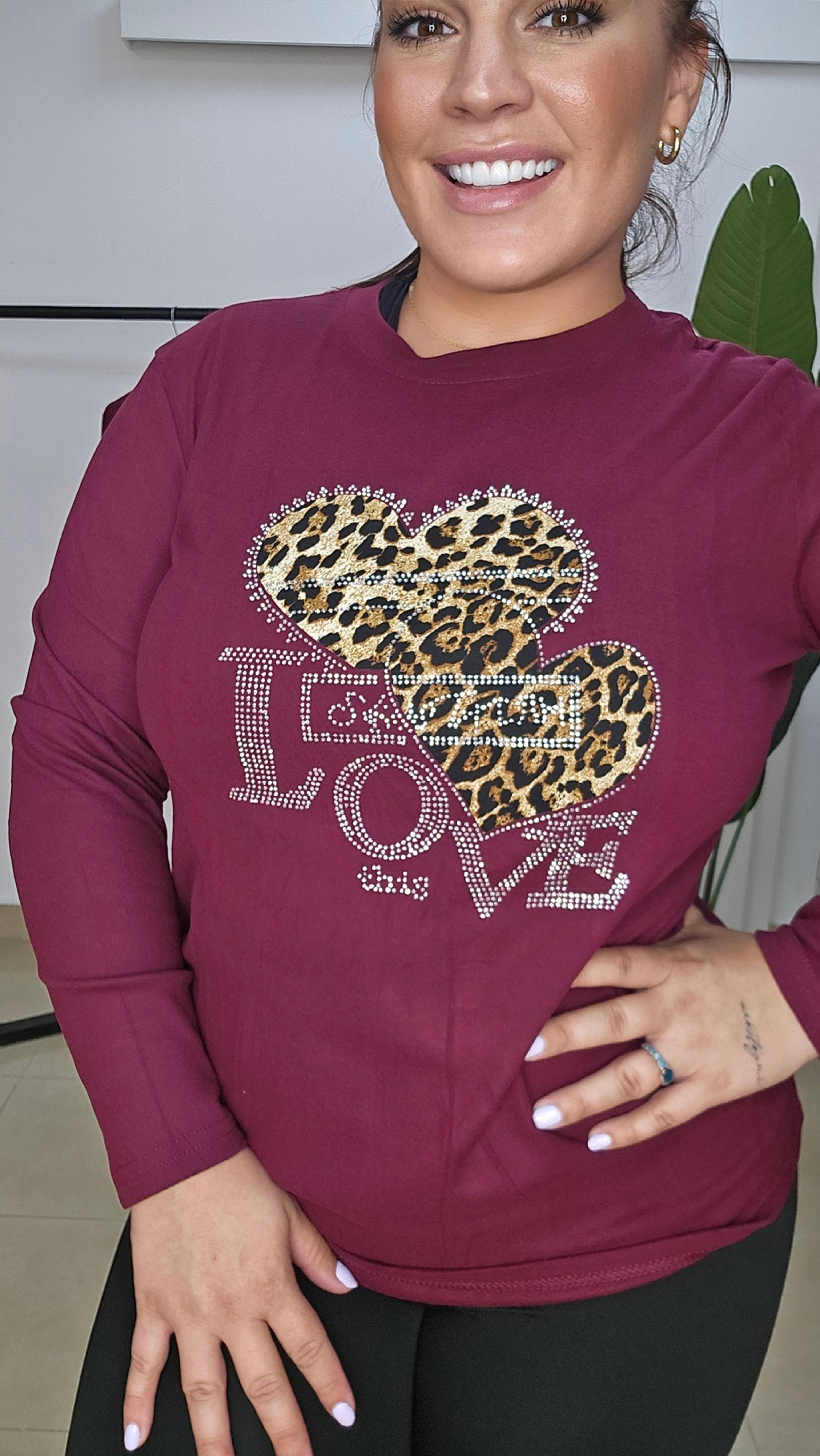 Camiseta Terciopelo Love