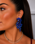 Pendientes Cristal Maribel Azul