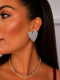 Pendientes Corazon Brillantes