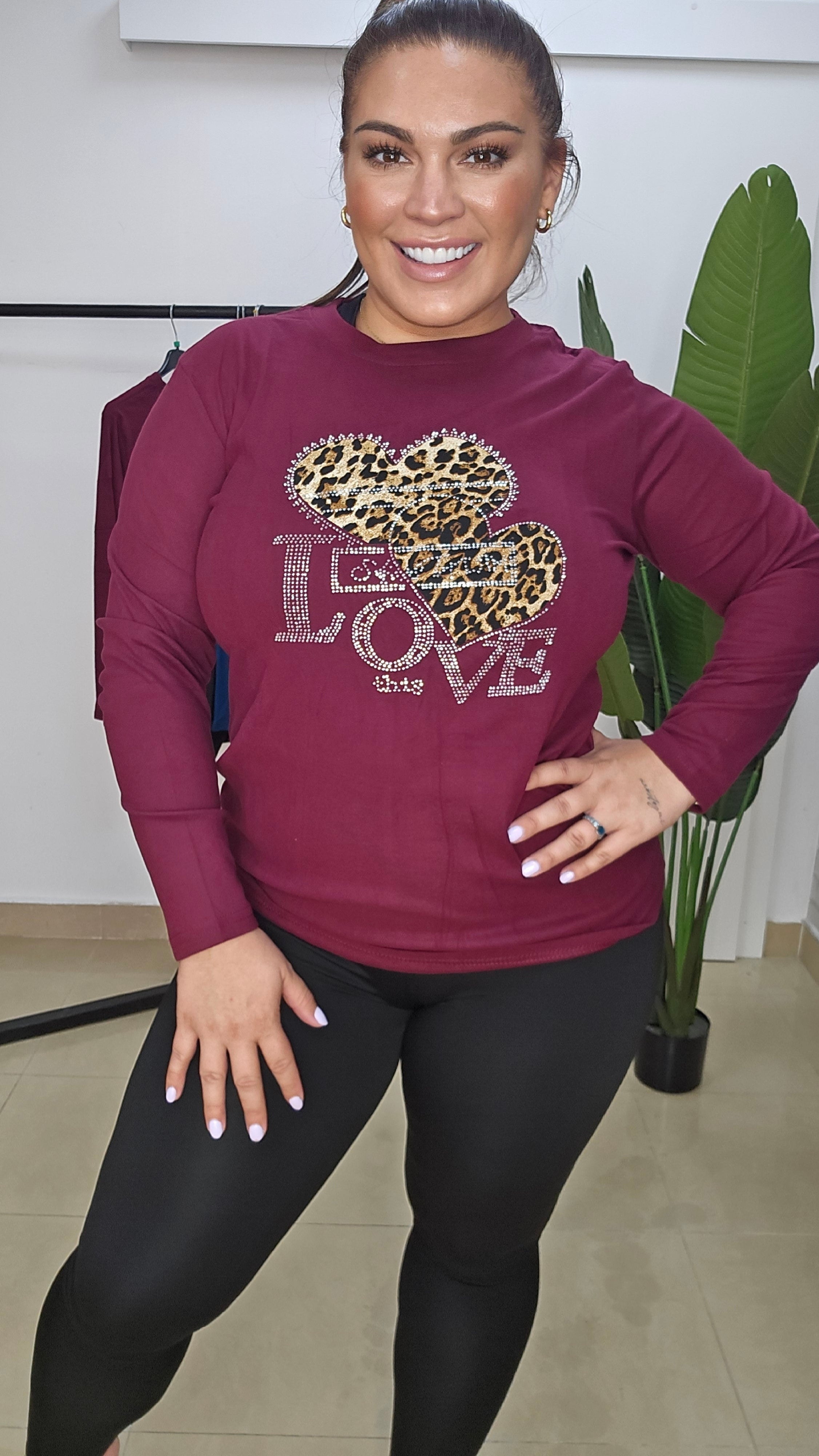Camiseta Terciopelo Love