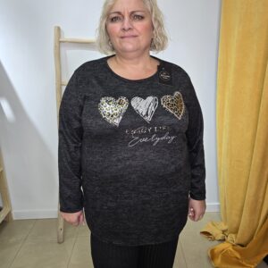 Camiseta 3 corazones