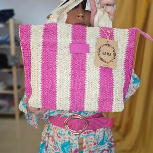 Bolso mykonos rosa