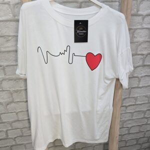 Camiseta corazón