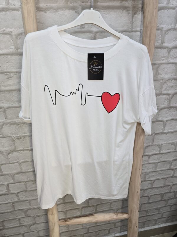 Camiseta corazón